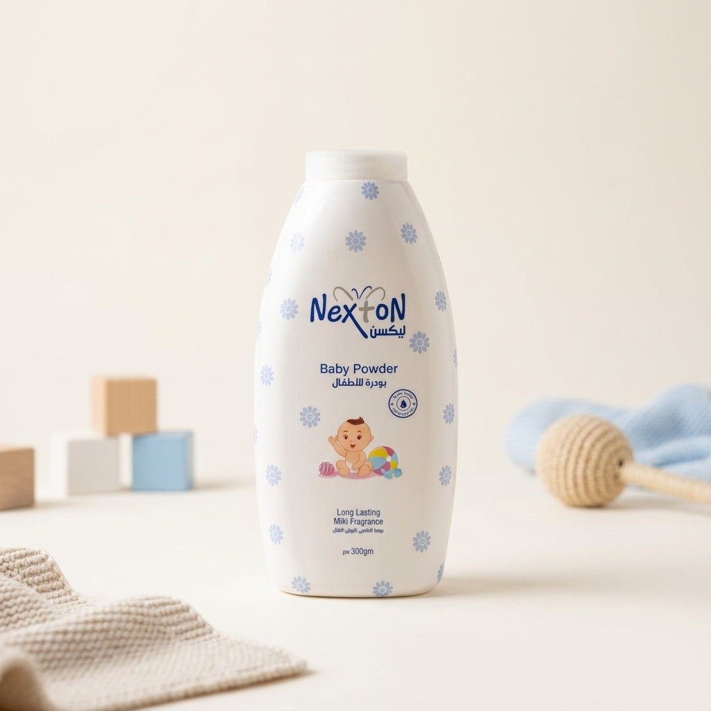 Nexton Baby Powder 350g – Mild Fragrance & Long Lasting