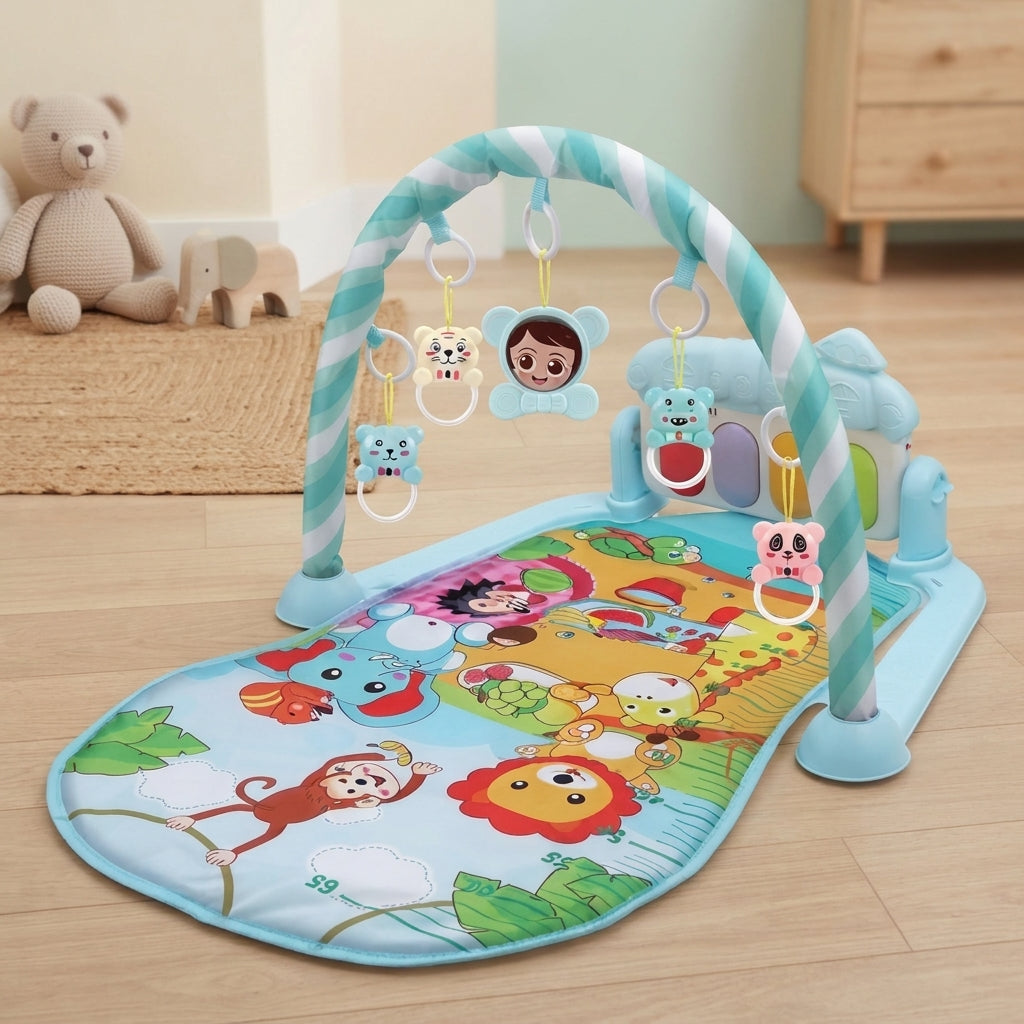 Baby Play Mat with Hanging Toys & Activity Gym