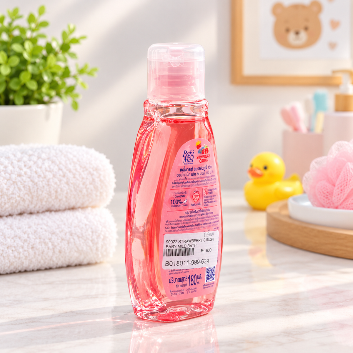 Babi Mild Special Collection Strawberry Crush Baby Bath