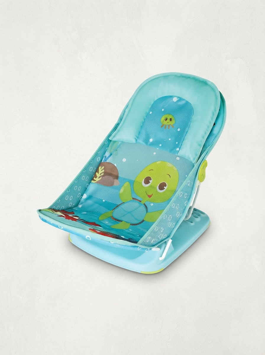 Turtle Print Baby Bath Bouncer Chair
