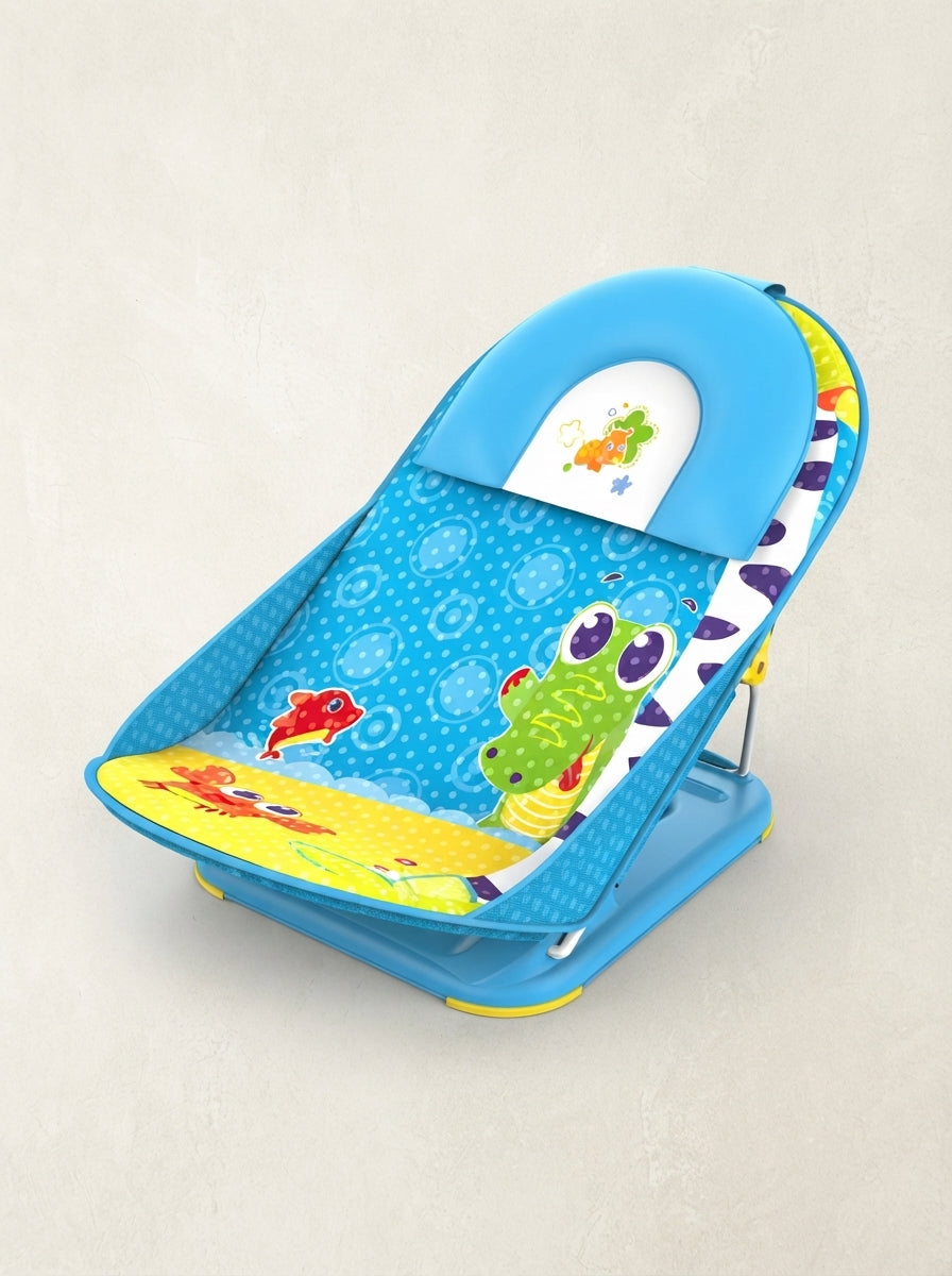 Print Baby Bath Bouncer Chair