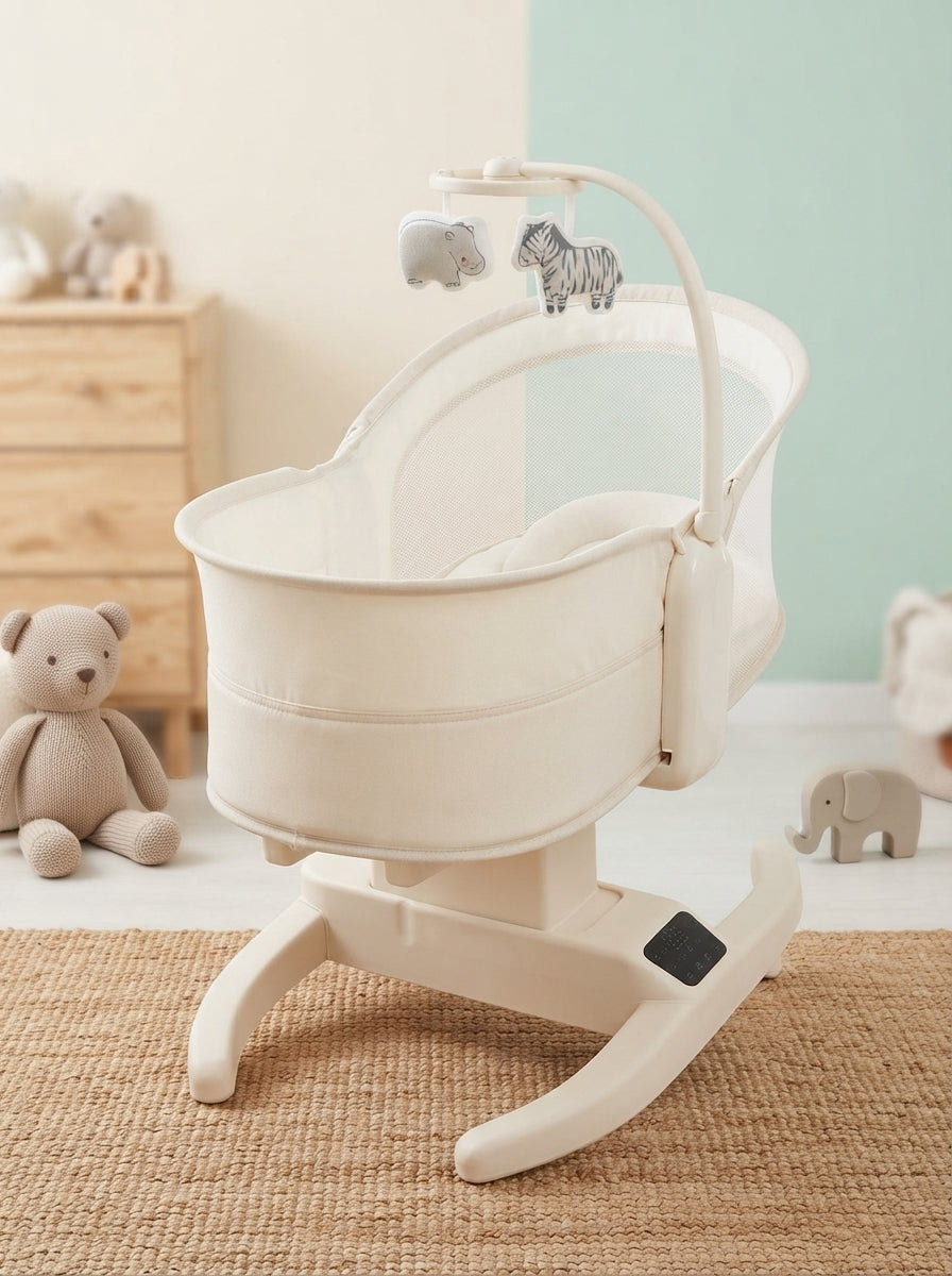 Baby Bassinet Rocking Cradle