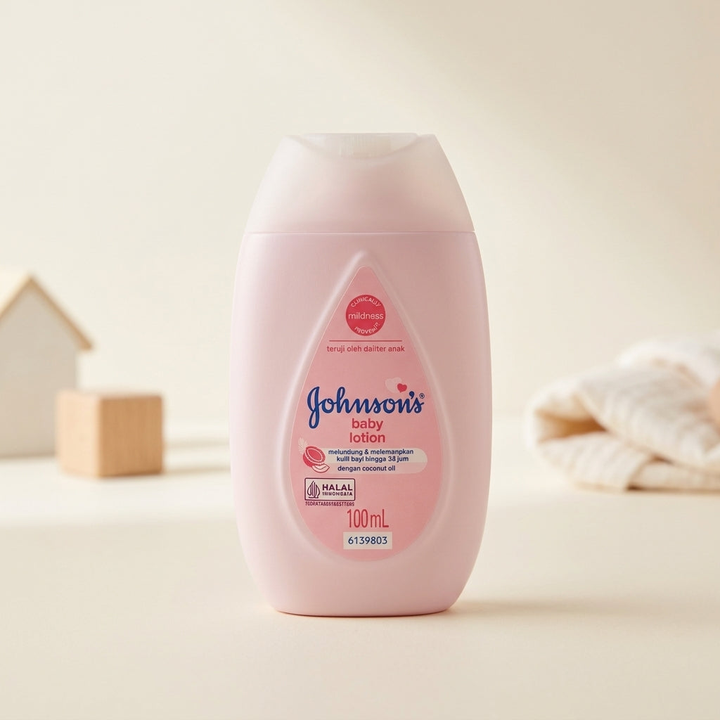 Johnson’s Baby Lotion 100ml – Gentle Moisturizing Lotion for Baby Skin