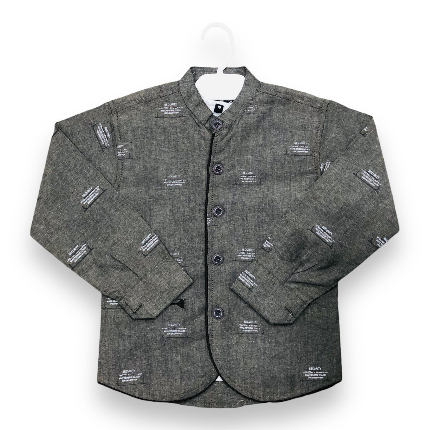 Coat Style Double Shirt | 4-15 Years