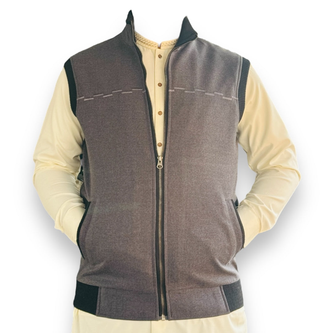 Mens Woolen Zipper Jacket | M-XXXL