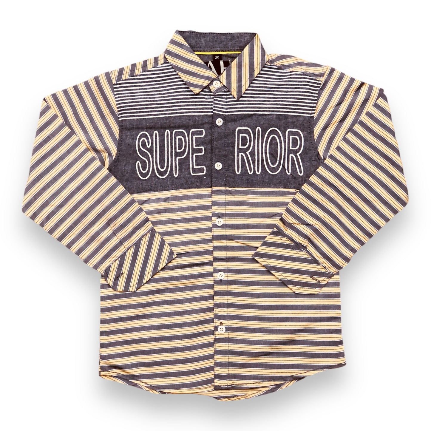 Lineing Double Shirt For Boy's | 4-8 Years