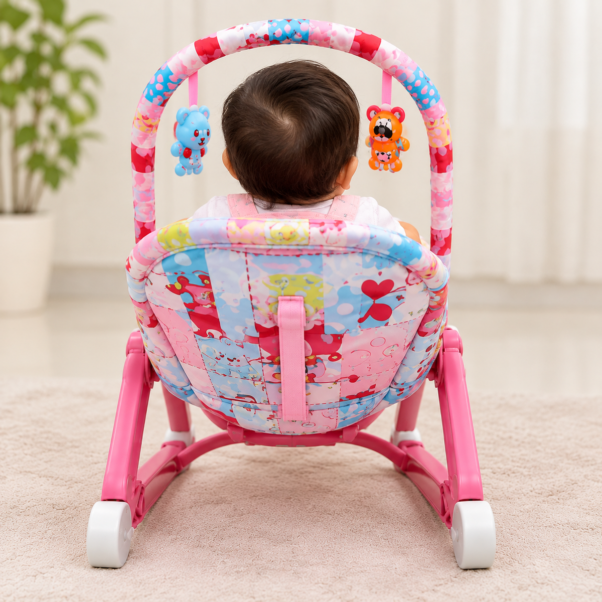 Baby Musical Bouncer Chair with Toy Bar