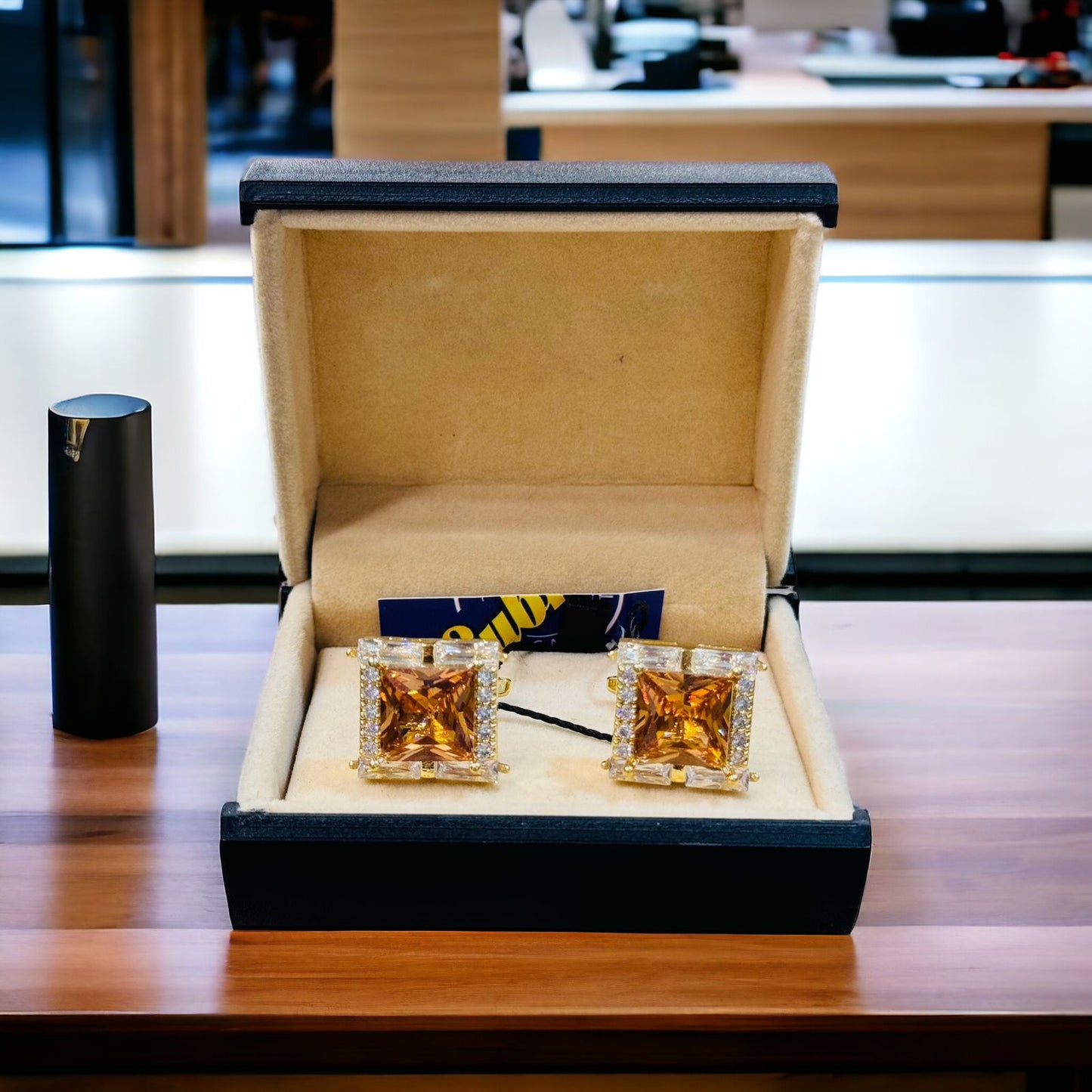 Golden Men's Cufflink