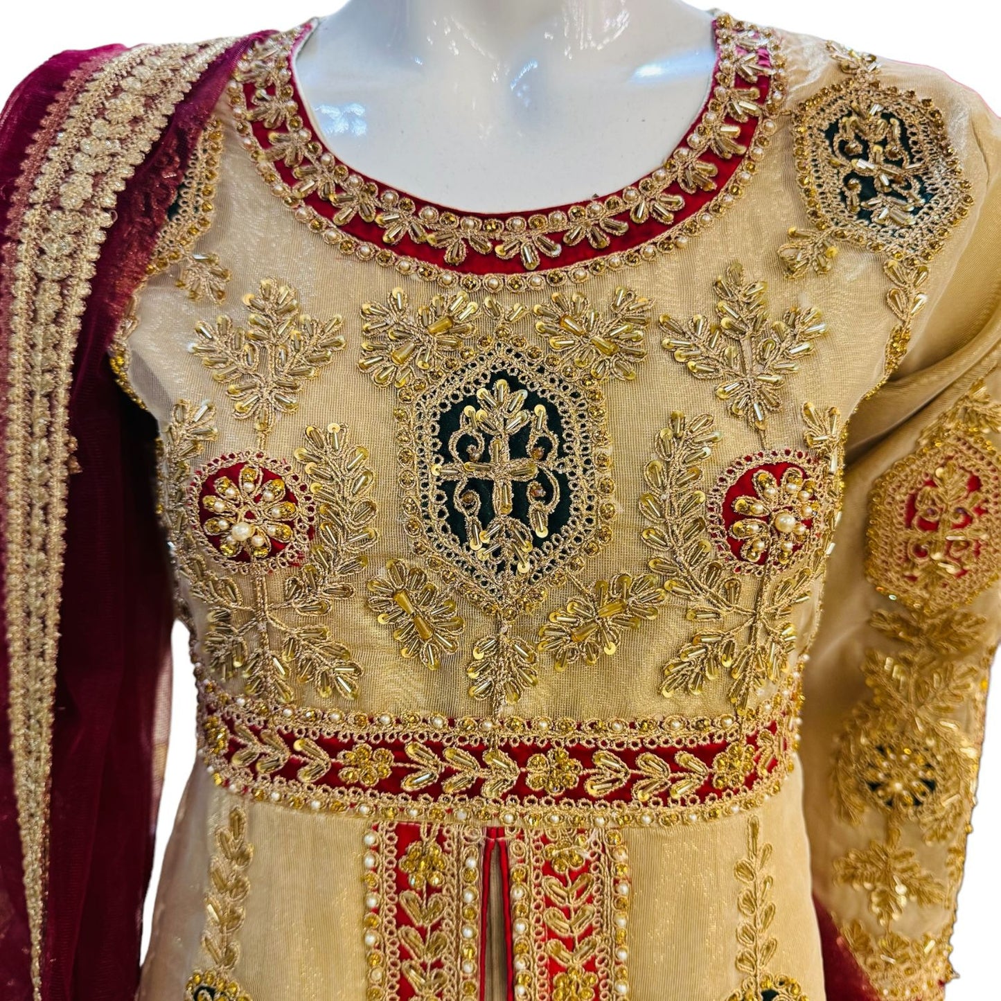 Ladies long Frock with EMBROIDERY