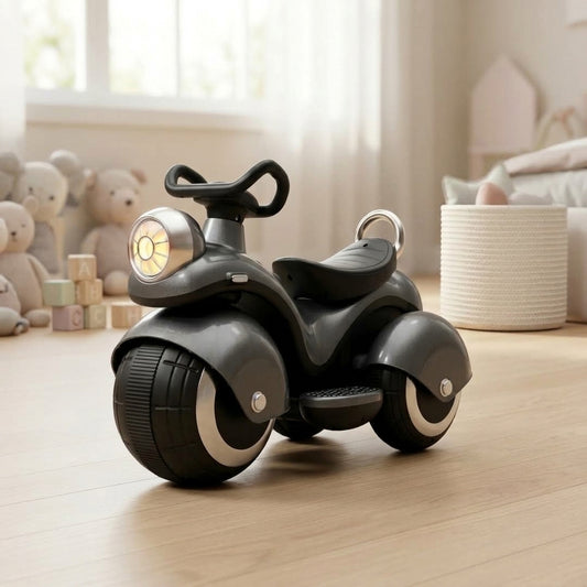Kids Black Electric Ride-On Motorcycle