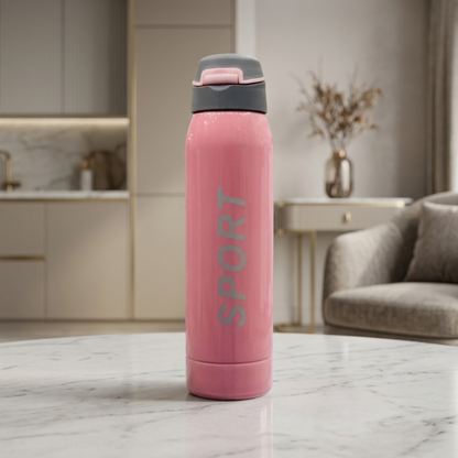 Sports Water Bottle with Leak-Proof Cap