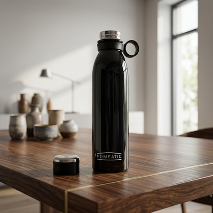 Stainless Steel Water Bottle with Loop Cap