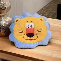 Cute Lion Face Plush Cushion Toy