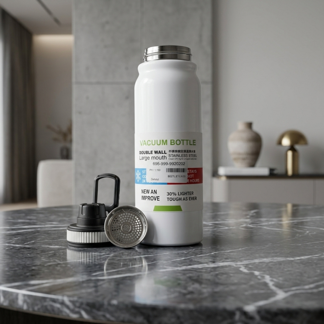 Sports Water Bottle with Carry Handle