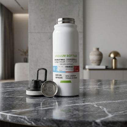 Sports Water Bottle with Carry Handle