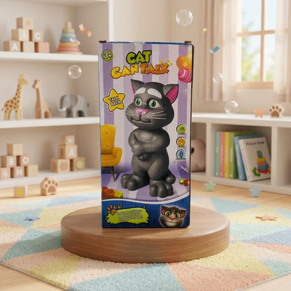 Talking Tom Cat Toy with Touch Sensors, Music & Voice Repeat
