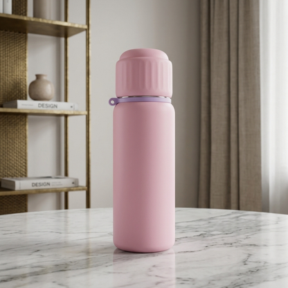 Cute Rabbit Daily Life Insulated Water Bottle