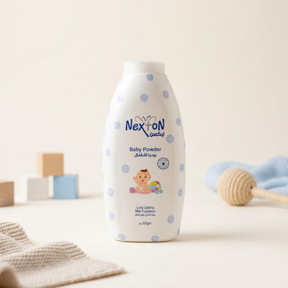 Nexton Baby Powder 350g – Mild Fragrance & Long Lasting