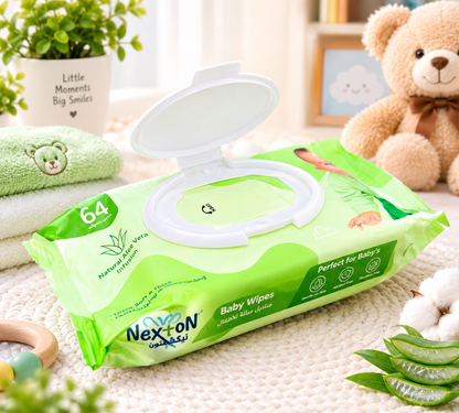 Nexton Aloe Vera Baby Wipes
