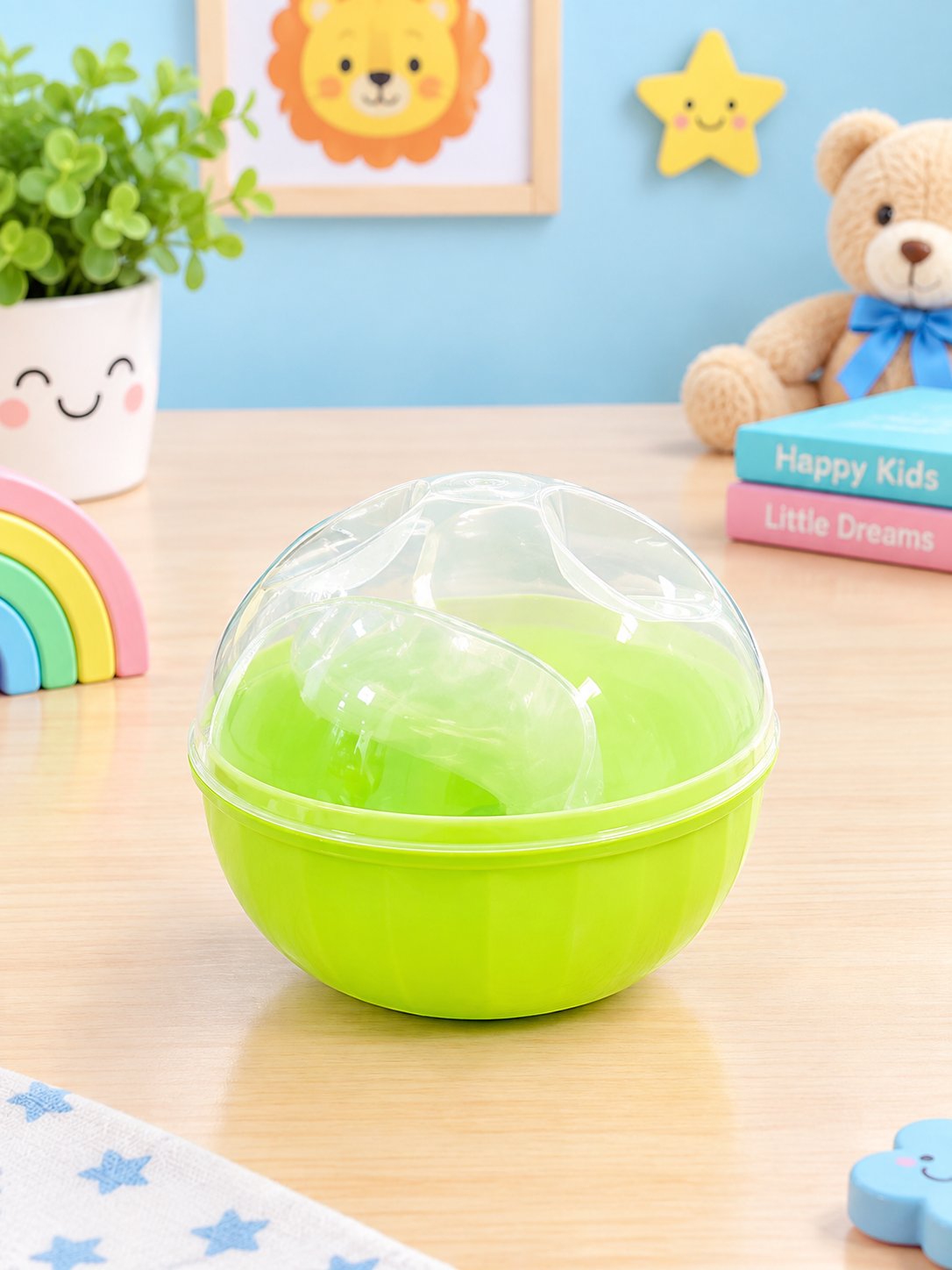 Spherical Powder Puff Container