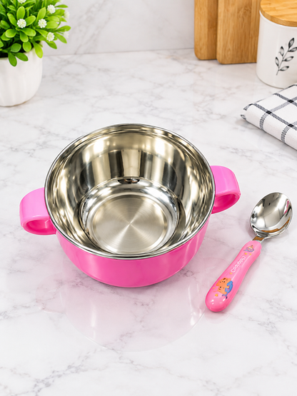 Baby Feeding Bowl and Spoon Set