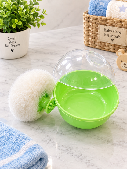Baby Powder Puff Case with Soft Puff