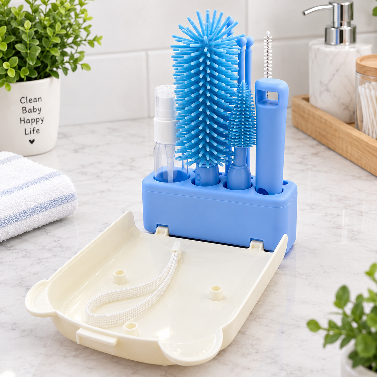 Silicone Bottle Brush Cleaner