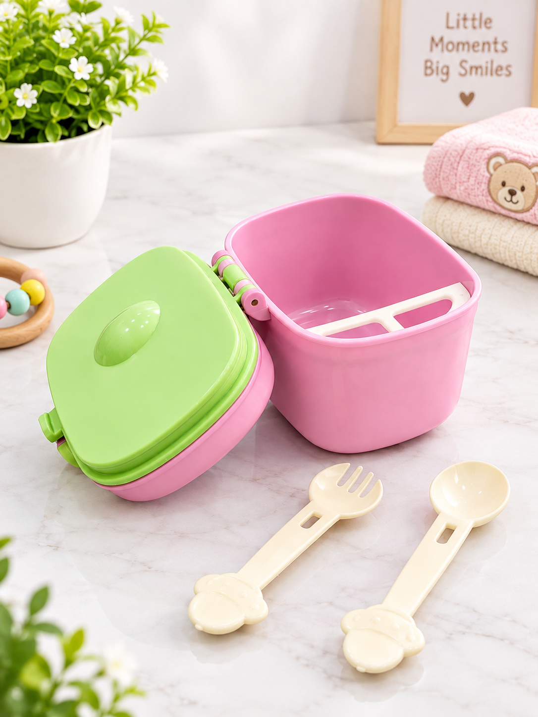 Lunch Box with Utensils