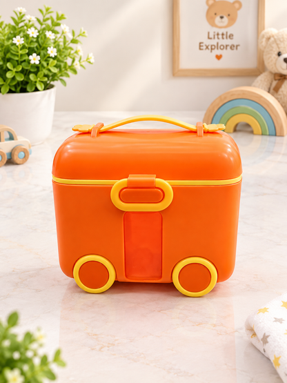Bus-Shaped Storage Box with Handle