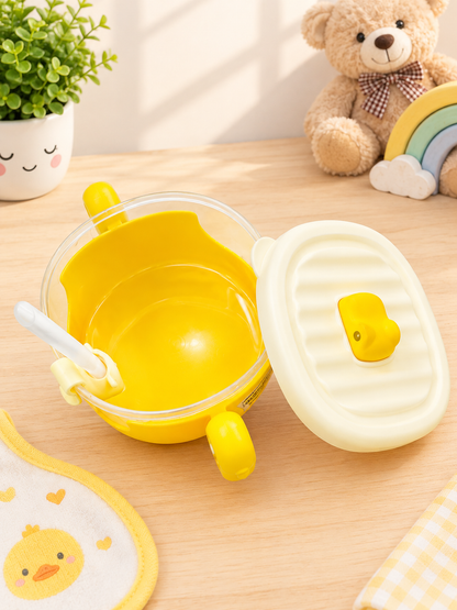Baby Bowl with Lid and Spoon