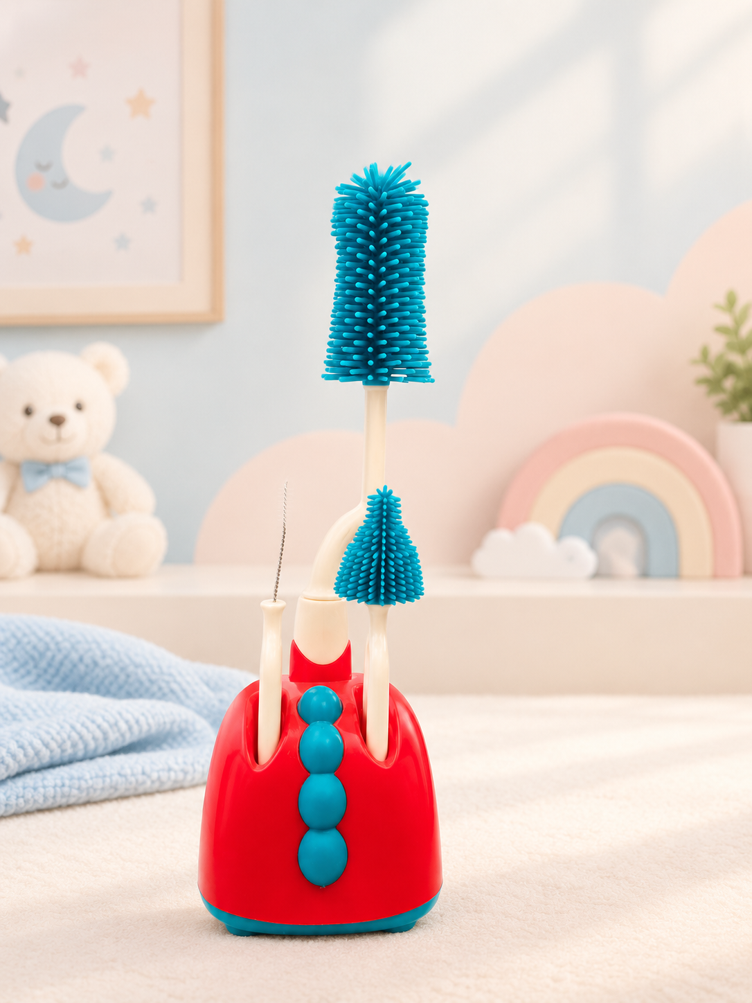 Silicone Bottle Brush Cleaner Set