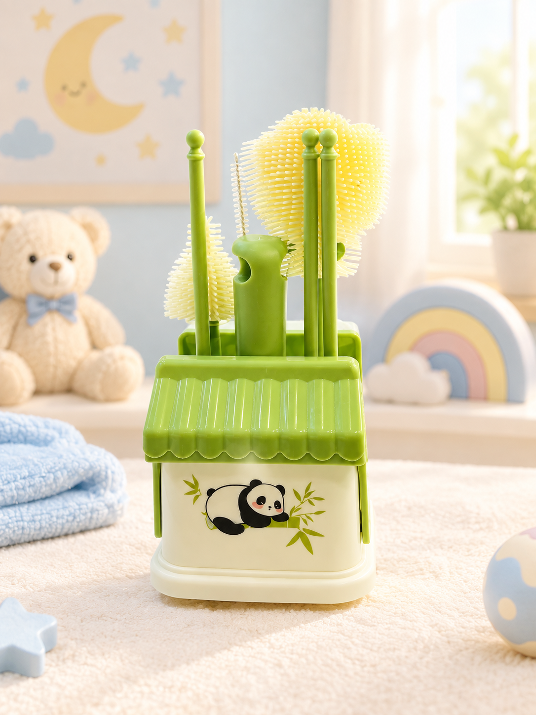 Silicone Baby Bottle Brush Set