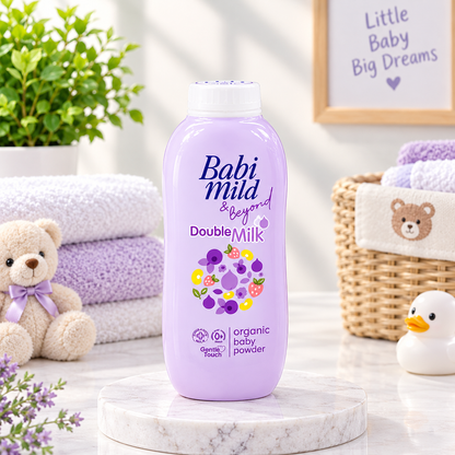 Babi Mild & Beyond Double Milk Organic Baby Powder