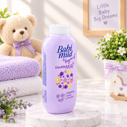 Babi Mild & Beyond Double Milk Organic Baby Powder