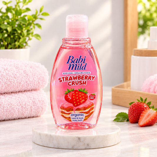 Babi Mild Special Collection Strawberry Crush Baby Bath