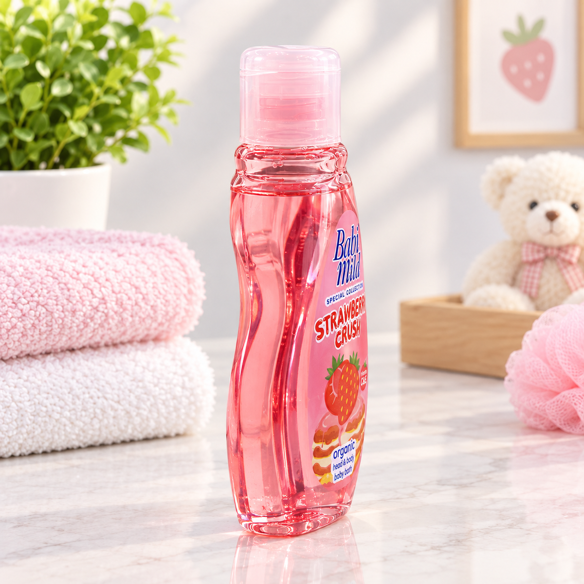 Babi Mild Special Collection Strawberry Crush Baby Bath