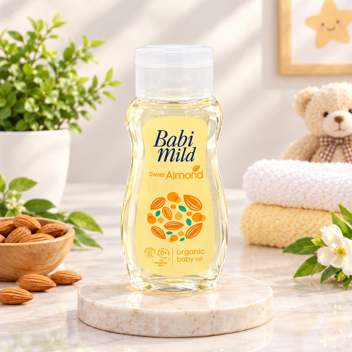 Babi Mild Sweet Almond Organic Baby Oil
