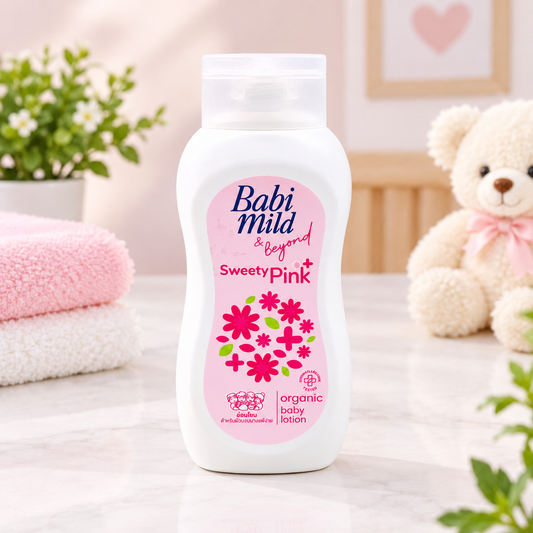 Babi Mild & Beyond Sweety Pink Organic Baby Lotion