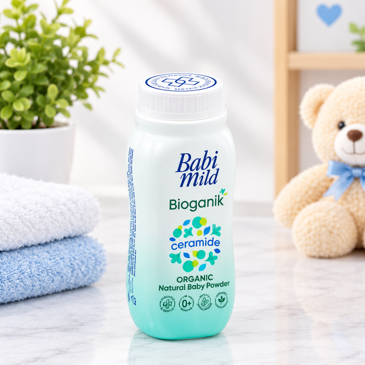Babi Mild Bioganik Ceramide Baby Powder