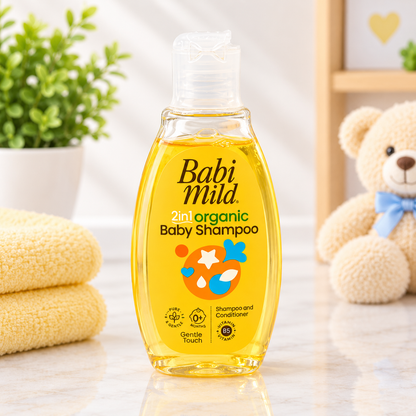 Babi Mild 2-in-1 Organic Baby Shampoo