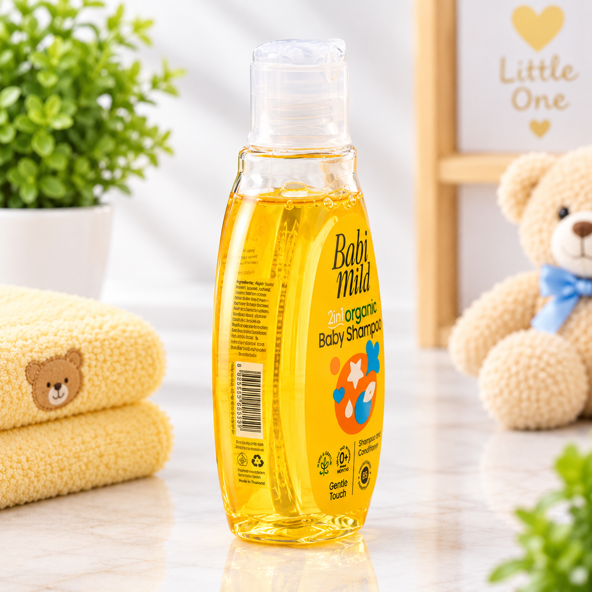 Babi Mild 2-in-1 Organic Baby Shampoo