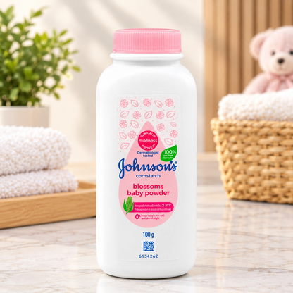 Johnson's Cornstarch Blossoms Baby Powder (100 g)