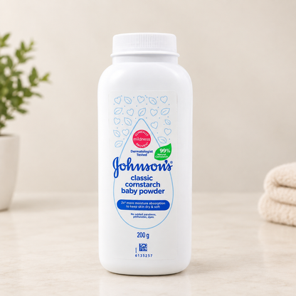 Johnson's Classic Cornstarch Baby Powder (200 g)