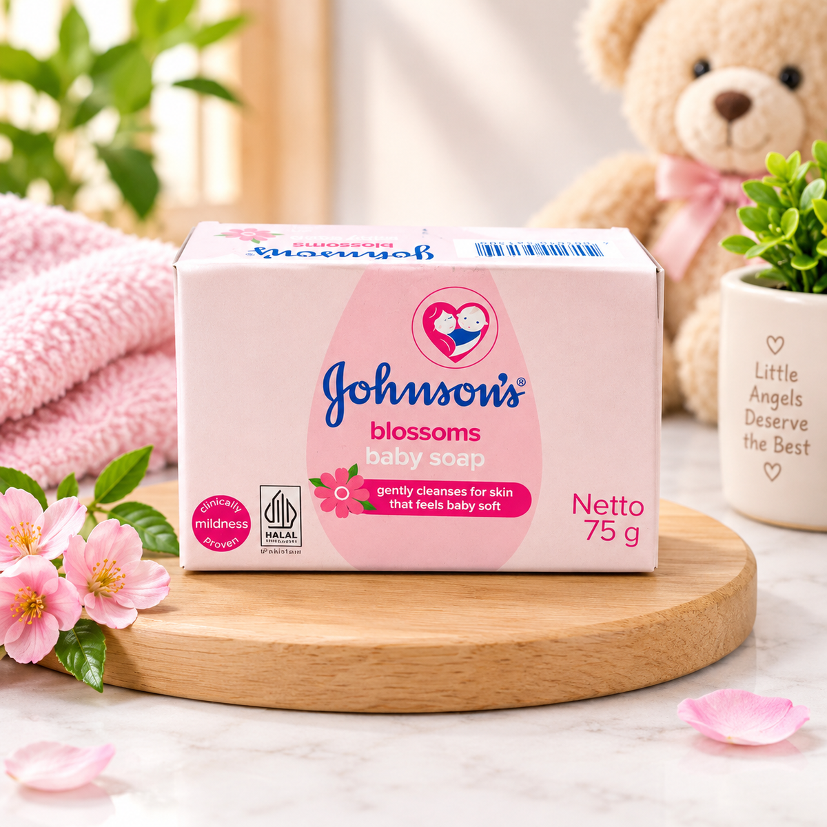 Johnson's Blossoms Baby Soap (75 g)