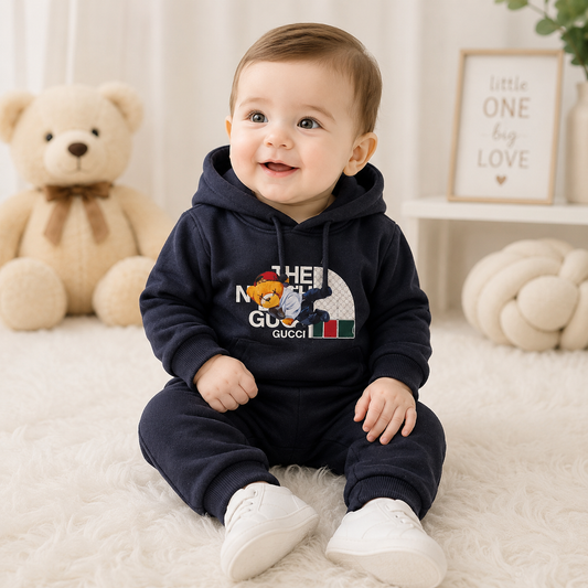 Baby Boys Winter Hoodie & Trouser Set