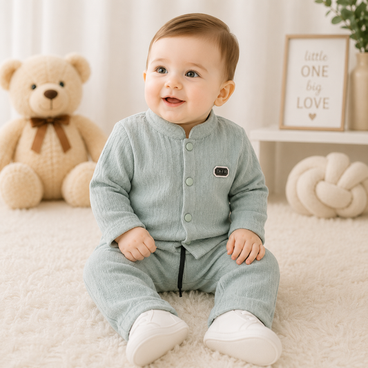 Full Sleeve Button Shirt & Trouser Set