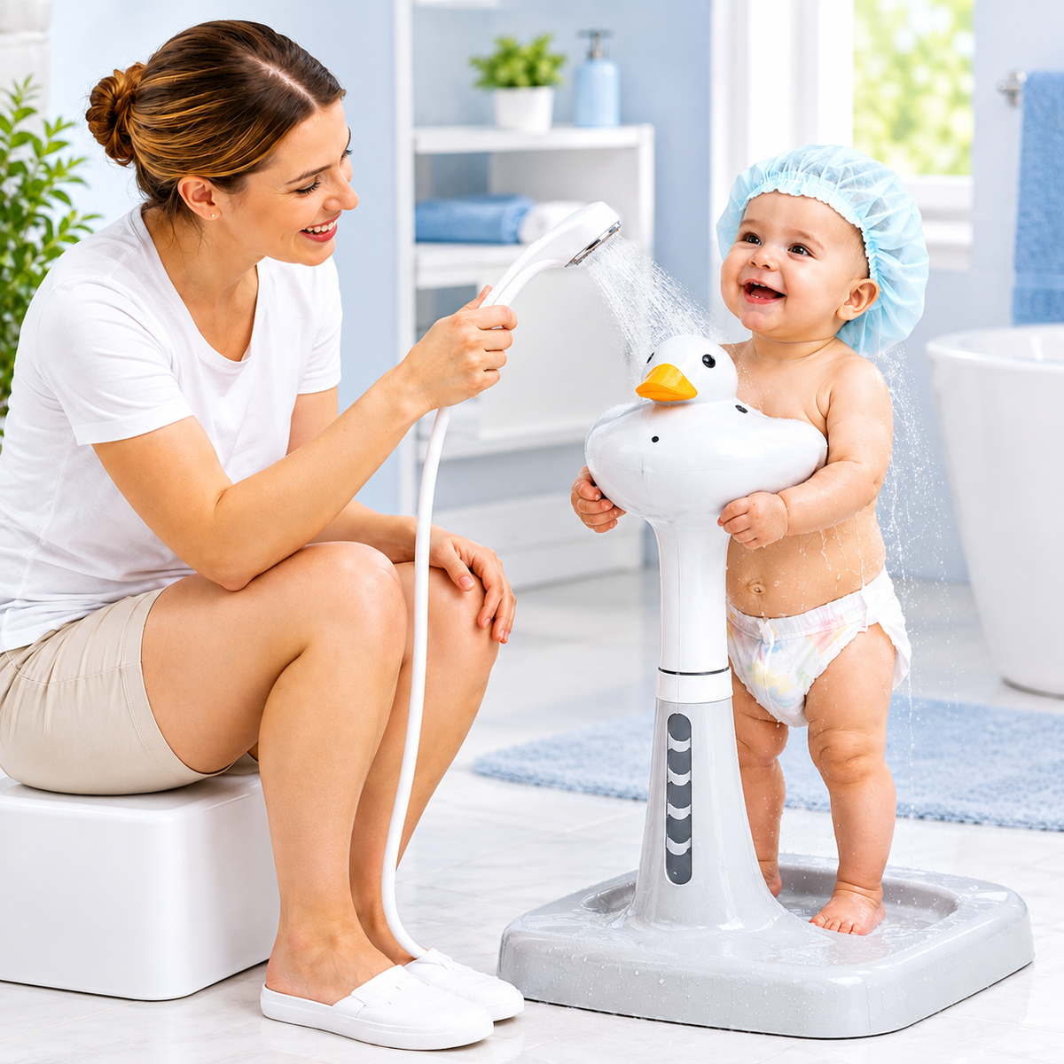Baby Duck Bath Toy for Fun and Happy Bath Time