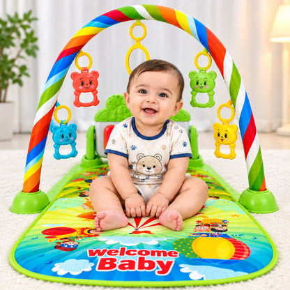 Baby Play Mat with Hanging Toys Fun