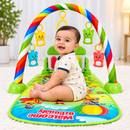 Baby Play Mat with Hanging Toys Fun