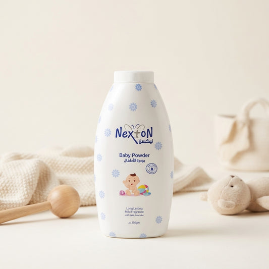 Nexton Baby Powder 350g – Mild Fragrance & Long Lasting